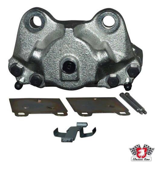 Brake caliper without brake pads, front, right, new Brake caliper without brake pads, front, right, new