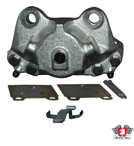 Brake caliper without brake pads, front, right, new