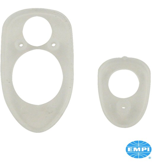 Gasket set for bonnet handle, upper and lower, clear Gasket set for bonnet handle, upper and lower, clear
