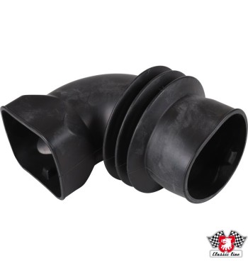 Rubber neck for fresh air blower