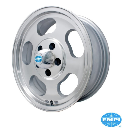 Felga aluminiowa, Empi Dish, wykończone maszynowo, 5,5x15", 5x112, 4" rozstaw tylny
Felga aluminiowa, Empi Dish, wykończone maszynowo, 5,5x15", 5x112, 4" rozstaw tylny