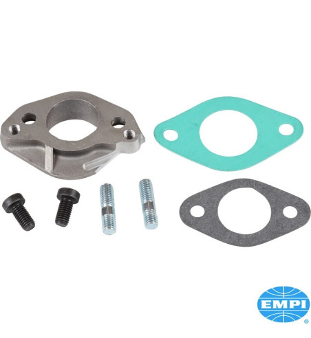 Carburettor adapter set to use a 30 or 30/31 carburettor on a dual port 34 Pict manifold