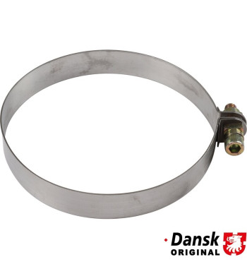 Metalowa opaska wydechowa, 510 mm, stal nierdzewna. Wymagane 2 sztuki
