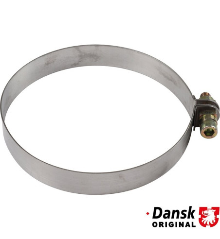 Metalowa opaska wydechowa, 510 mm, stal nierdzewna. Wymagane 2 sztuki