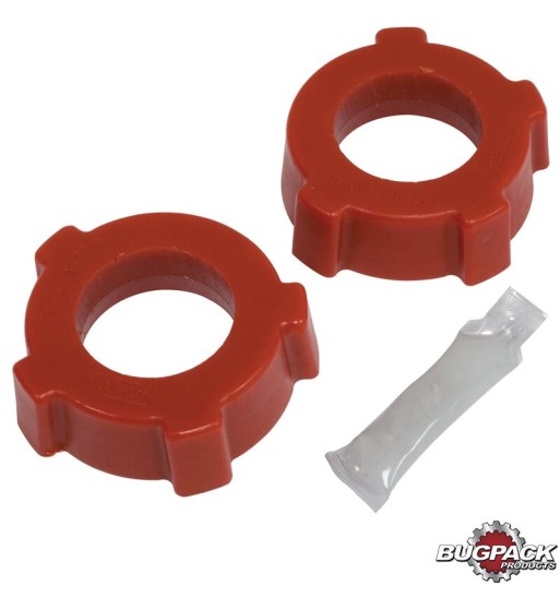 Bushing set for spring plate, knobby, urethane, inner diameter 1 3/4", 2 pieces Bushing set for spring plate, knobby, urethane, inner diameter 1 3/4", 2 pieces