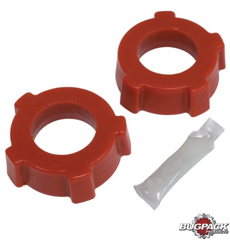 Bushing set for spring plate, knobby, urethane, inner diameter 1 3/4", 2 pieces