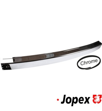 Zderzak przedni z otworami na listwy, 2,3 mm, chrom