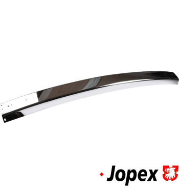 zderzak przednia z otworami pod listwy 2,3 mm, chrom
