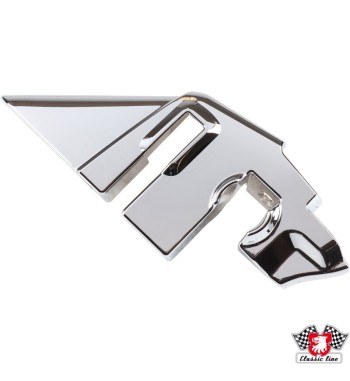 B-pillar trim cap, chrome, right