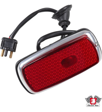 Lampa obrysowa boczna, tylna, czerwona, prawa
