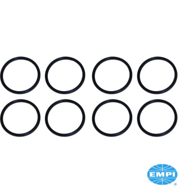 Spiral lock piston pin retainer set for 22 mm pin, 8 pieces