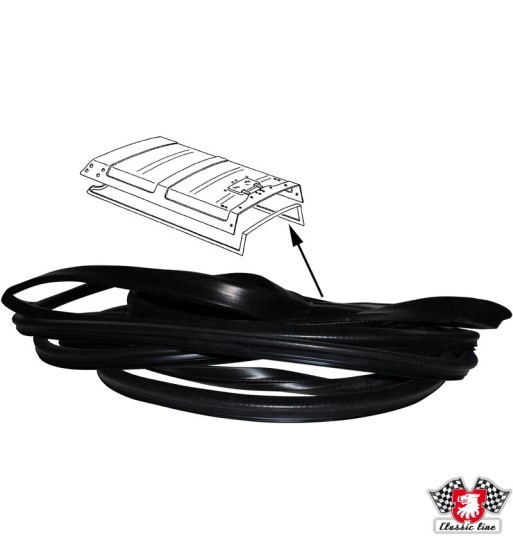 Sealing frame for pop top roof Sealing frame for pop top roof