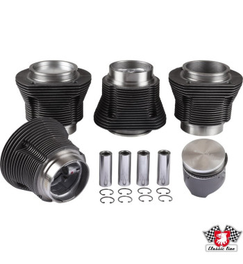Zestaw tłoków i cylindrów, średnica otworu 77,0 mm, skok 64,0 mm, góra 90 mm, dół 
