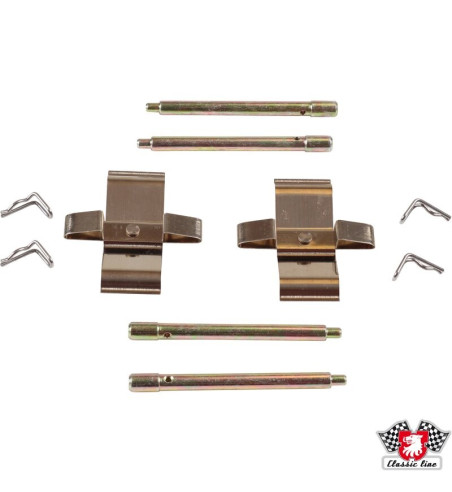 Brake pad hardware kit for "M-caliper", rear
