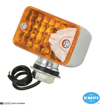 Mikro mini lampa z żarówką jednowłóknową, 12 V, żółta
