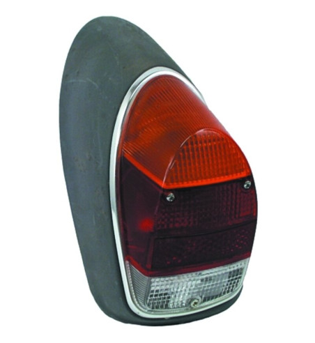 Lampa tylna z czerwonym/pomarańczowym/przezroczystym szkłem, lewa, bez znaku E
