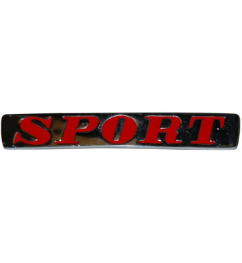 Emblemat na klapę bagażnika „Sport”
