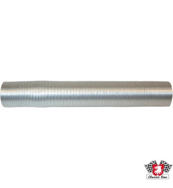 Heater hose Ø 50 mm, lenght 1000 mm. The hose is covered with aluminium foil