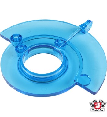 Heating control lever, blue, early version. 1 piece needed