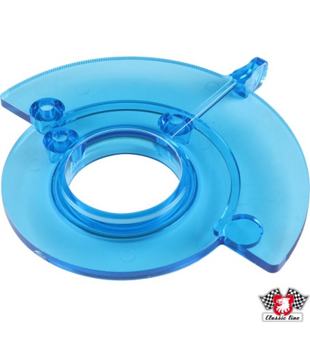 Heating control lever, blue, early version. 1 piece needed