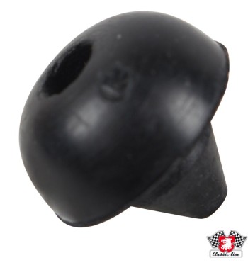 Door glass anti-rattle plug,