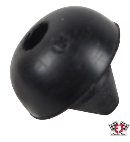 Door glass anti-rattle plug,