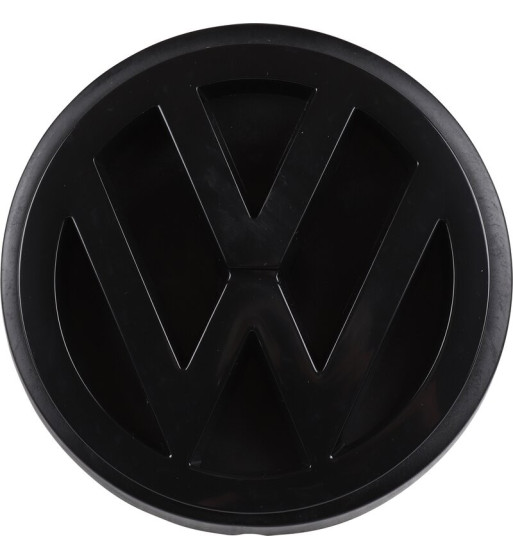 Emblemat "VW" na klapę tylną, czarny
