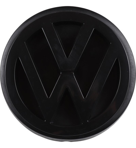 Emblemat "VW" na klapę tylną, czarny
