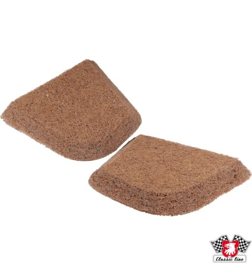 Seat upholstery set, rear seat, left/right, natural fibers Seat upholstery set, rear seat, left/right, natural fibers