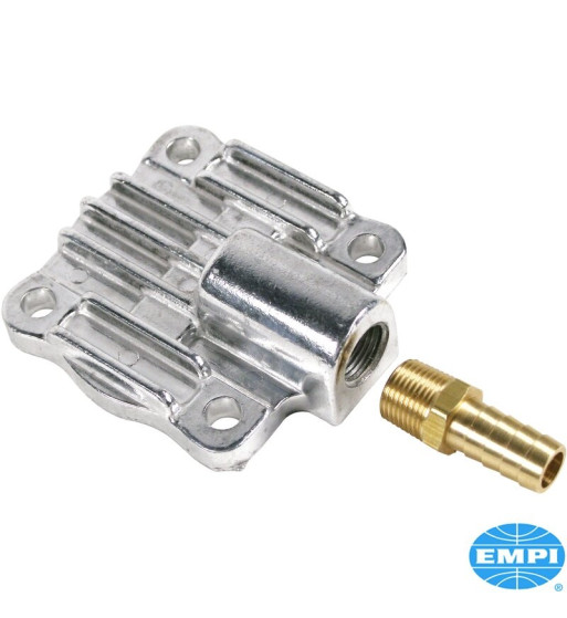 Pokrywa pompy oleju z przyłączami i uszczelką, aluminiowa, otwory na śruby 8 mm
Pokrywa pompy oleju z przyłączami i uszczelką, aluminiowa, otwory na śruby 8 mm