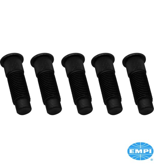 Zestaw szpilek do kół do hamulców bębnowych, M14x1,5, długość 47 mm, czarne, 5 sztuk Zestaw szpilek do kół do hamulców bębnowych, M14x1,5, długość 47 mm, czarne, 5 sztuk