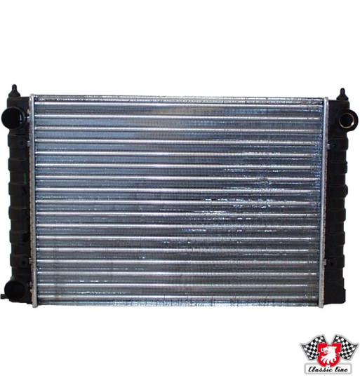 Chłodnica, 430x324x32 mm. Wykonany z aluminium i plastiku
Chłodnica, 430x324x32 mm. Wykonany z aluminium i plastiku