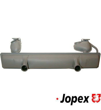 Exhaust rear with EGR. Made of steel with grey paint. With TÜV/EEC approval