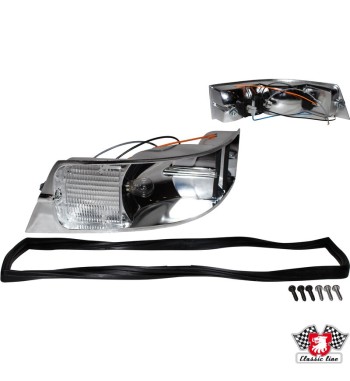 Lampa tylna (plastikowa) z żarówką i uszczelką, lewa