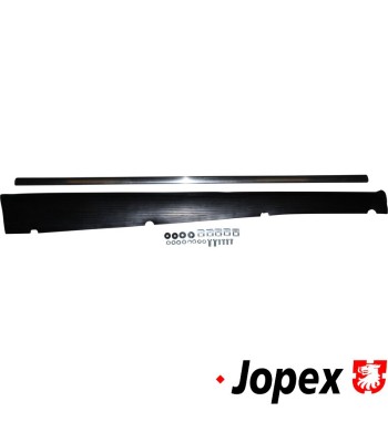 Progi z zestawem montażowym, listwa 33 mm, Heavy Duty, prawa