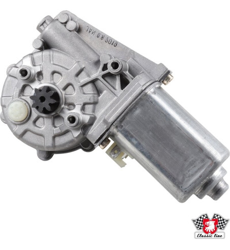 Electric window motor motor, "8 teeth", left