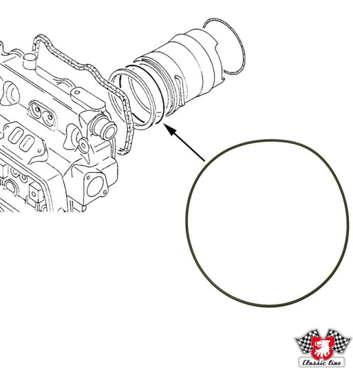 Uszczelka tulei cylindra Uszczelka tulei cylindra
