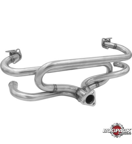 Kolektor, Street Header, z kołnierzami o grubości 3/8". Wykonany ze stali nierdzewnej

