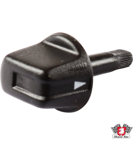 Knob for fresh air fan, black