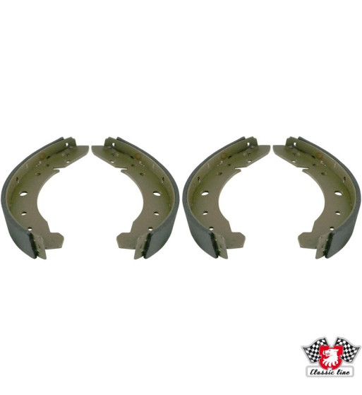Brake shoe set with linings, front/rear, 230x30 mm Brake shoe set with linings, front/rear, 230x30 mm