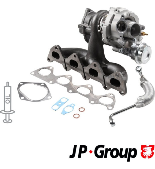 Turbosprężarka z zestawem montażowym
Turbosprężarka z zestawem montażowym
