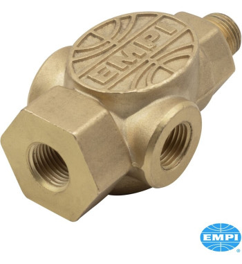 Trójnik przewodu oleju, 1/8-27 NPT

