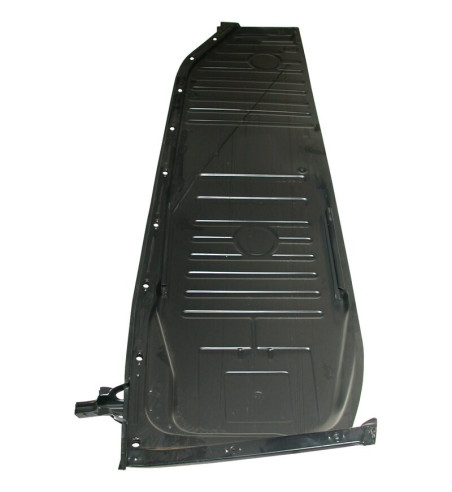 Floor pan with seat runners, left
