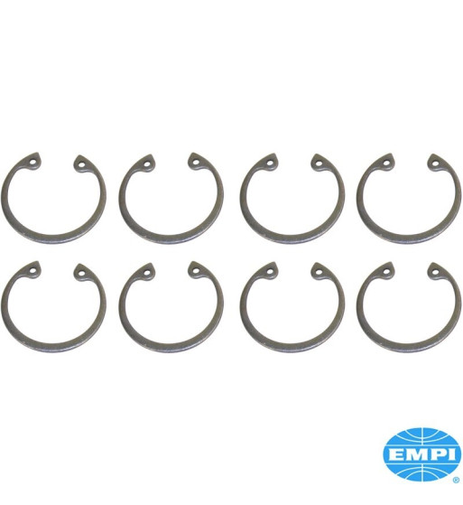 Piston pin retainer set, Tru-Arc. Fits all pistons with Ø22 mm pins, 8 pieces Piston pin retainer set, Tru-Arc. Fits all pistons with Ø22 mm pins, 8 pieces