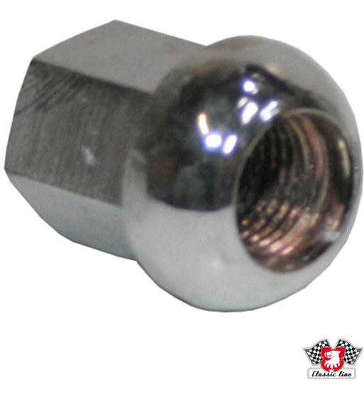 Nakrętka koła, alu, chromowana, M14x1.5 Nakrętka koła, alu, chromowana, M14x1.5