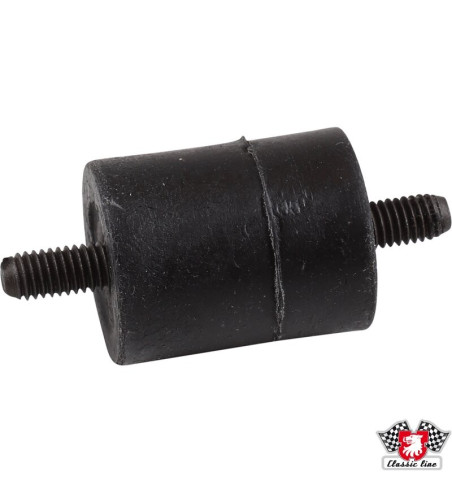 Rubber mount for fuel pump support