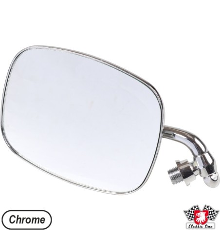 Lustro boczne, chromowane, lewe