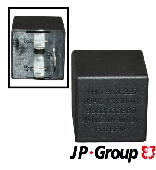 Przekaźnik kierunkowskazu i światła awaryjnego, 12 V, 4x21 W Przekaźnik kierunkowskazu i światła awaryjnego, 12 V, 4x21 W