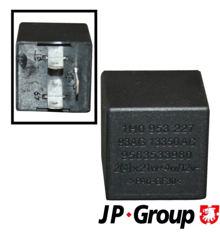 Przekaźnik kierunkowskazu i światła awaryjnego, 12 V, 4x21 W