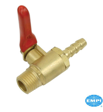 Zawór odcinający paliwo z wężem 1/4" i 1/4" NPT
